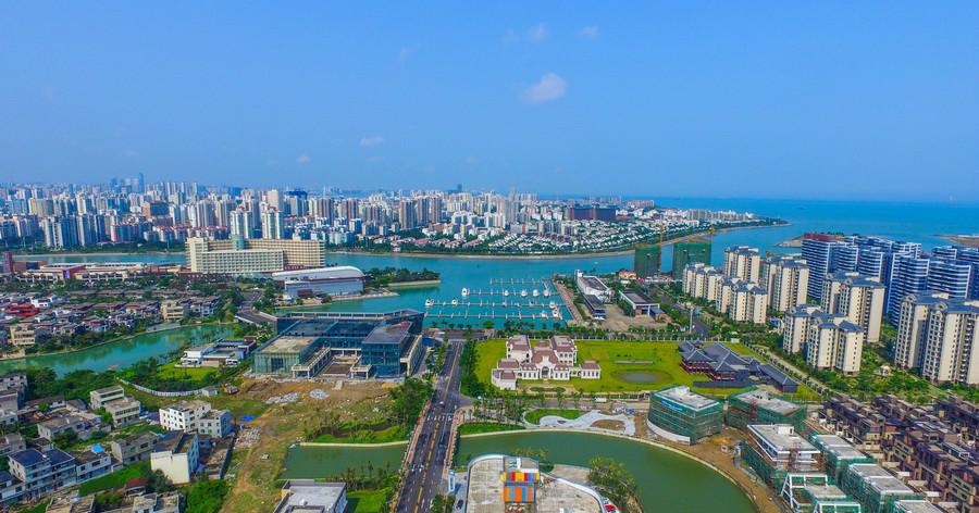 美炸了航拍下的海口这么繁华高楼林立街道纵横