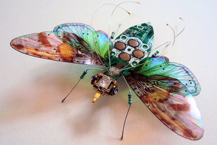 艺术家把这些电子垃圾变废为宝创造力爆棚