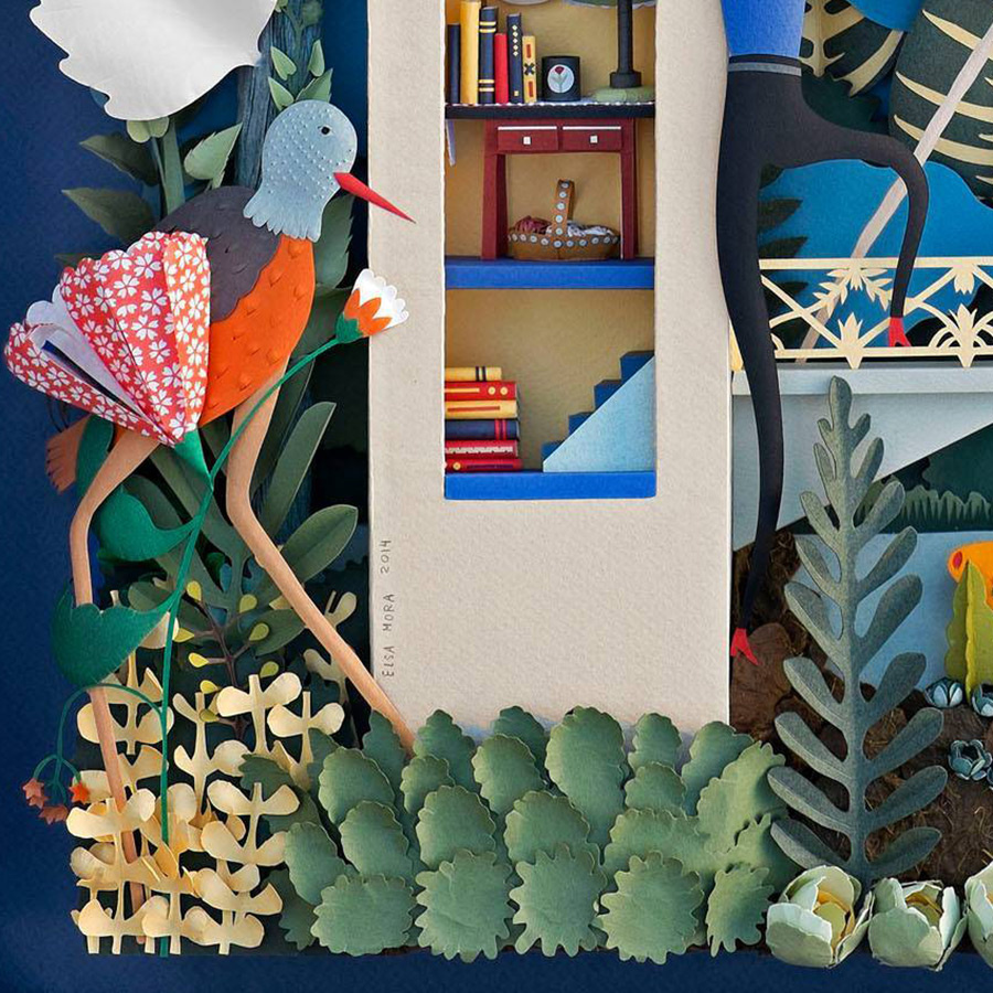 来自elsamora的童话世界纸雕