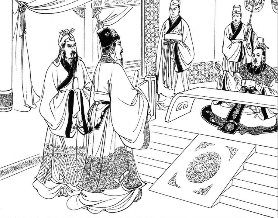 第二天,萧何上朝时和夏侯婴一同奏道:"臣等在招贤馆,得一贤士,姓韩名