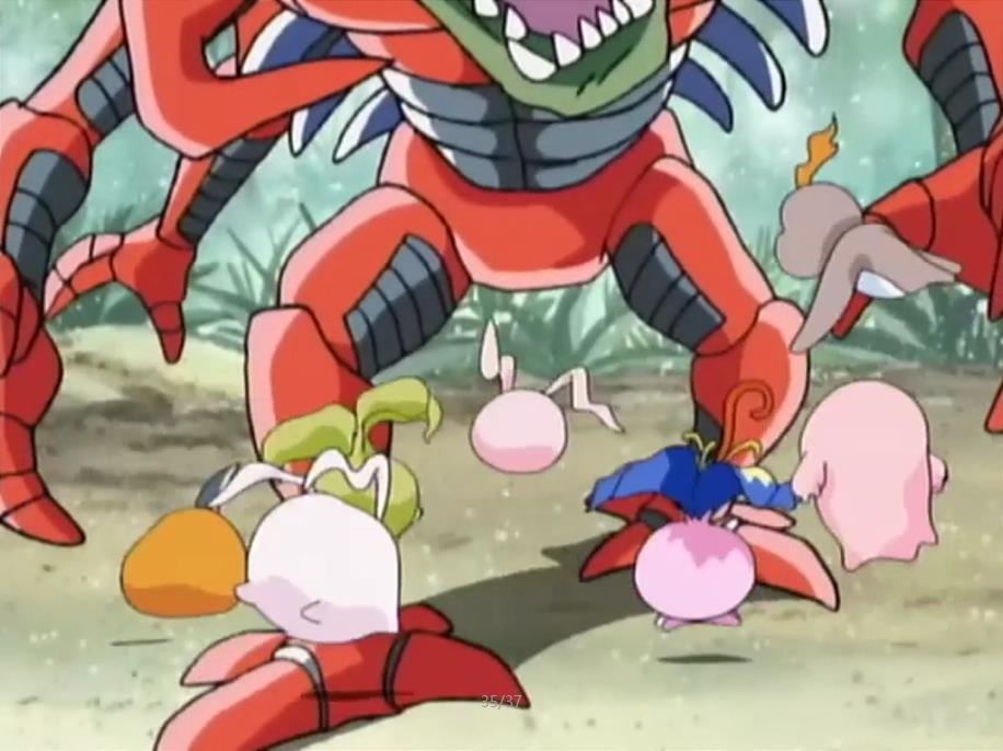 数码宝贝幼年期的数码兽有多弱七只联手来都打不过一只古加兽