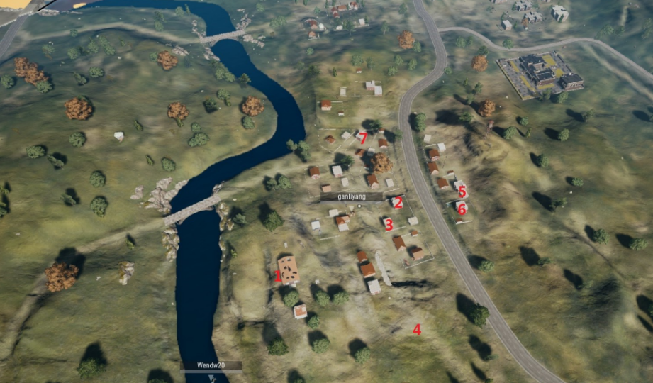 绝地求生:地图中心点r城全攻略,路过必定有人跳!