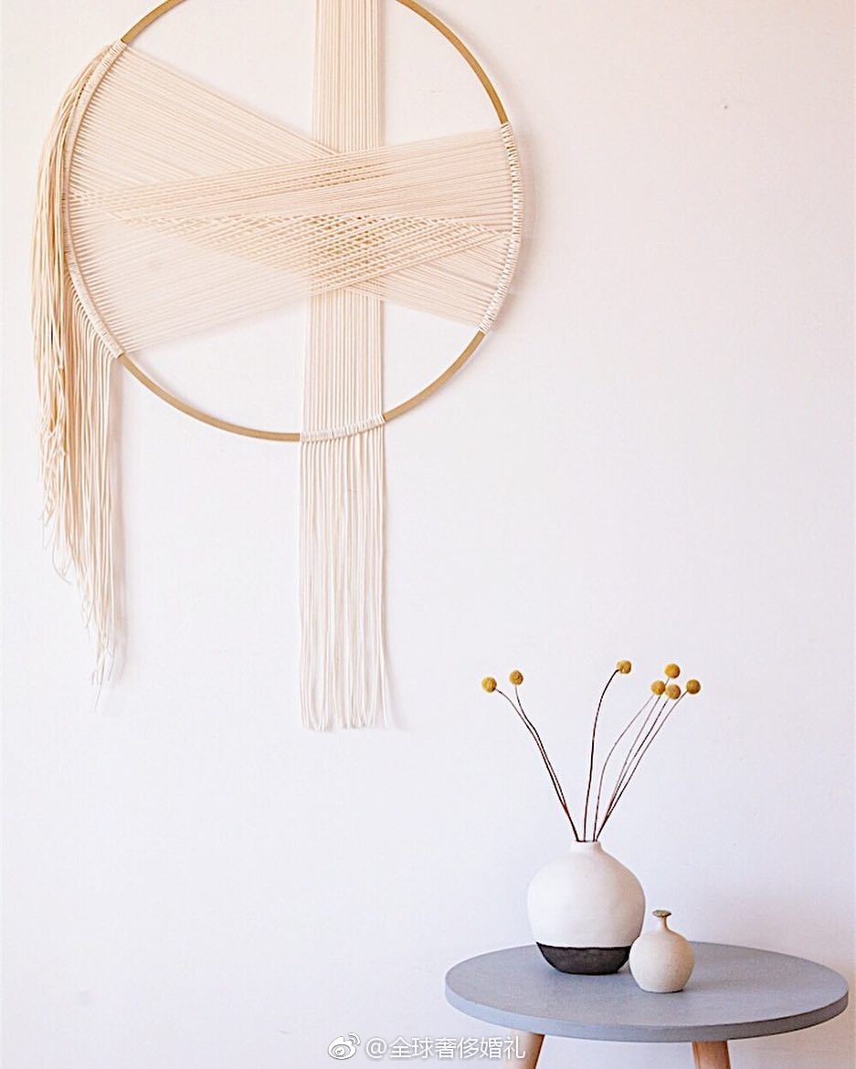 简洁优雅的几何绳编技术来自葡萄牙艺术家anamorais