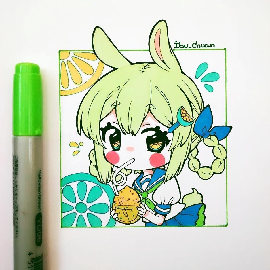 超喜欢 短发 推荐插画师 ibu_chuan