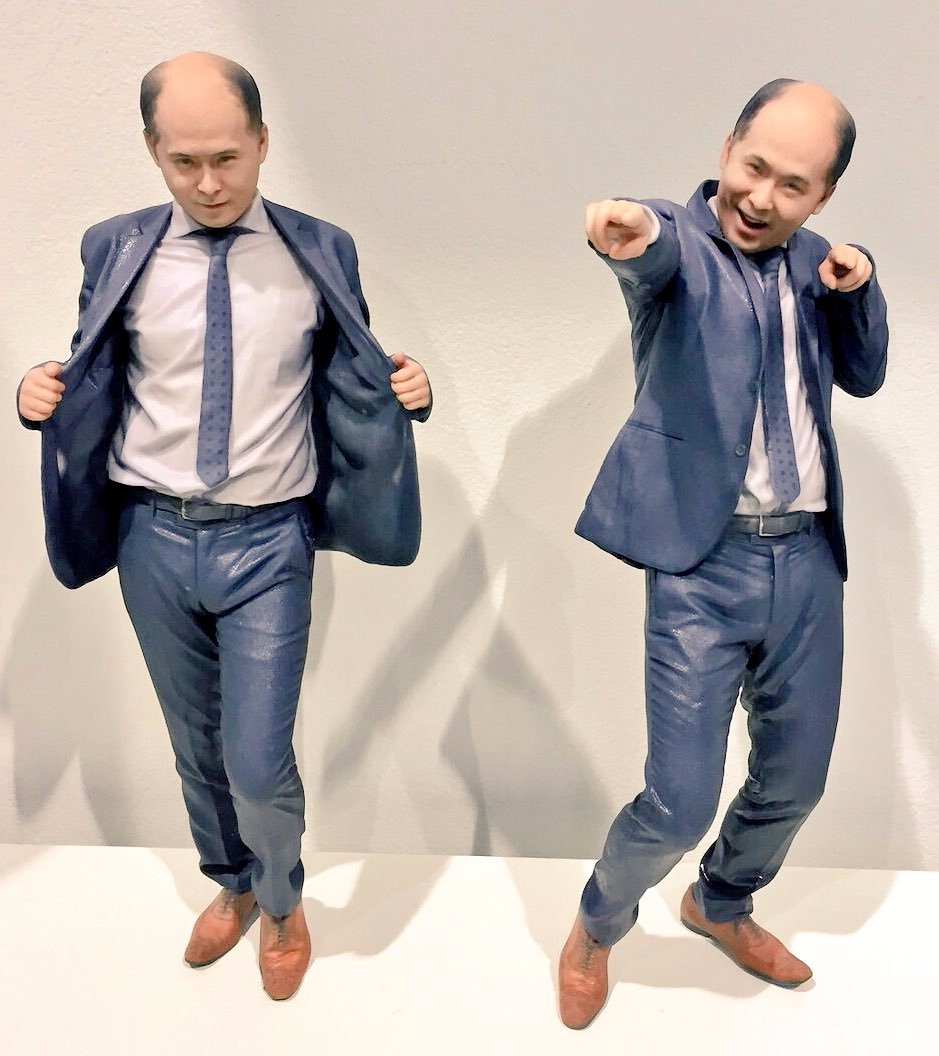 3d打印10cm迷你版分身雕像 相似度极高 只需606元