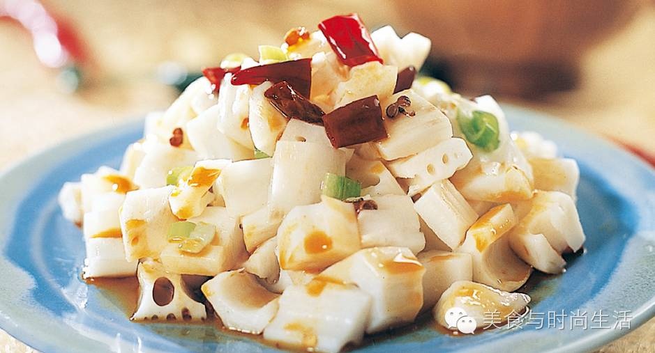 炝炒藕丁 川辣口味一步一步教你做