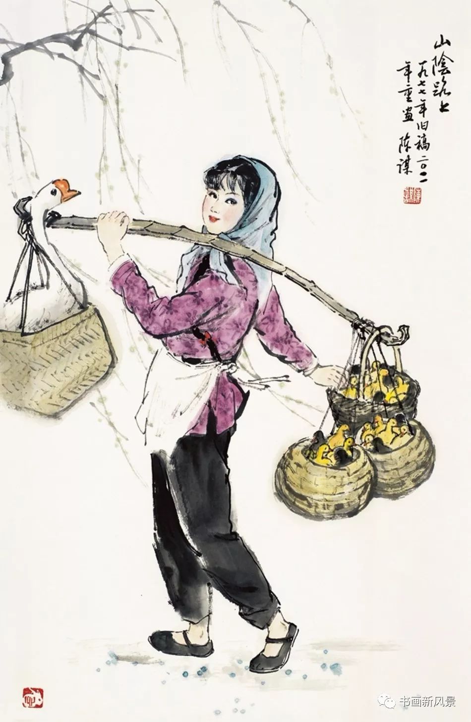 正文  天寒翠袖薄 日暮倚修竹   陈谋,中央美术学院国画系教授,今年