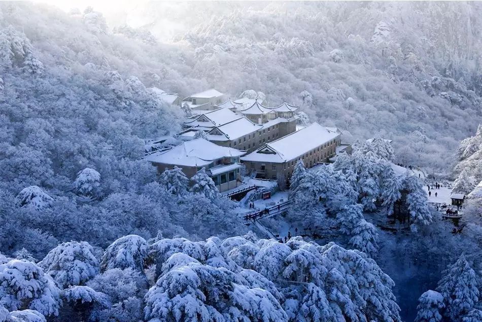 张家界曾是国产动漫热衷取景地如今一下雪就美成了仙境