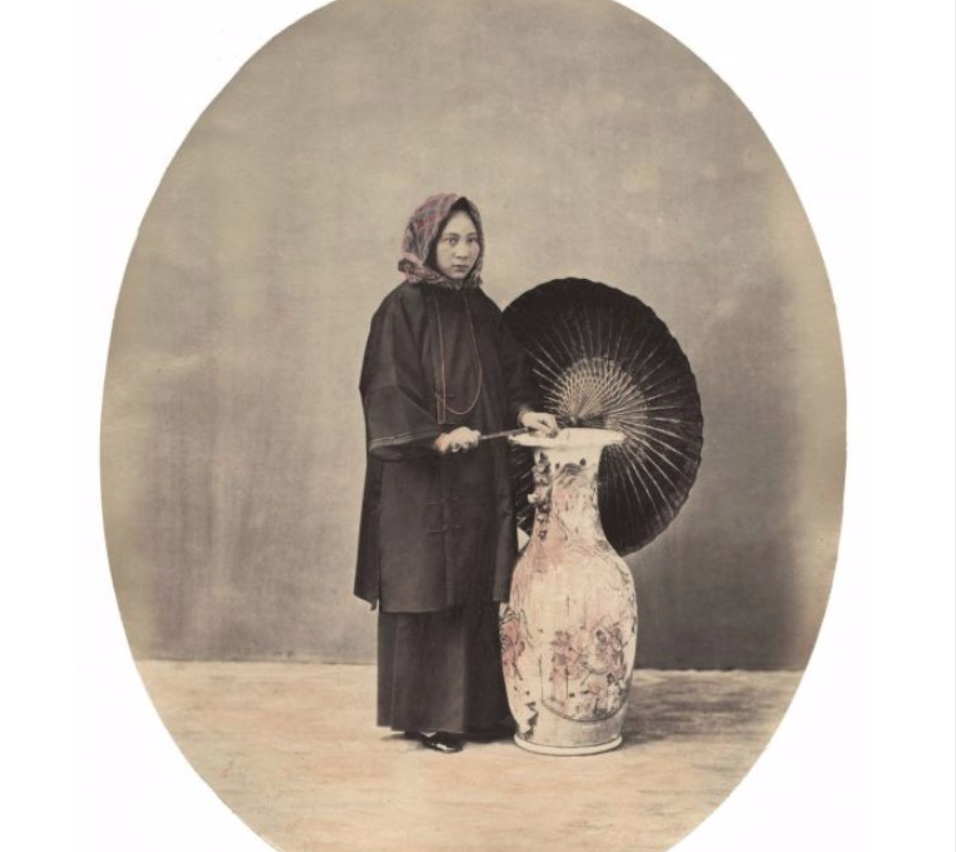 晚清照片中:上海女性和广州女性很不一样