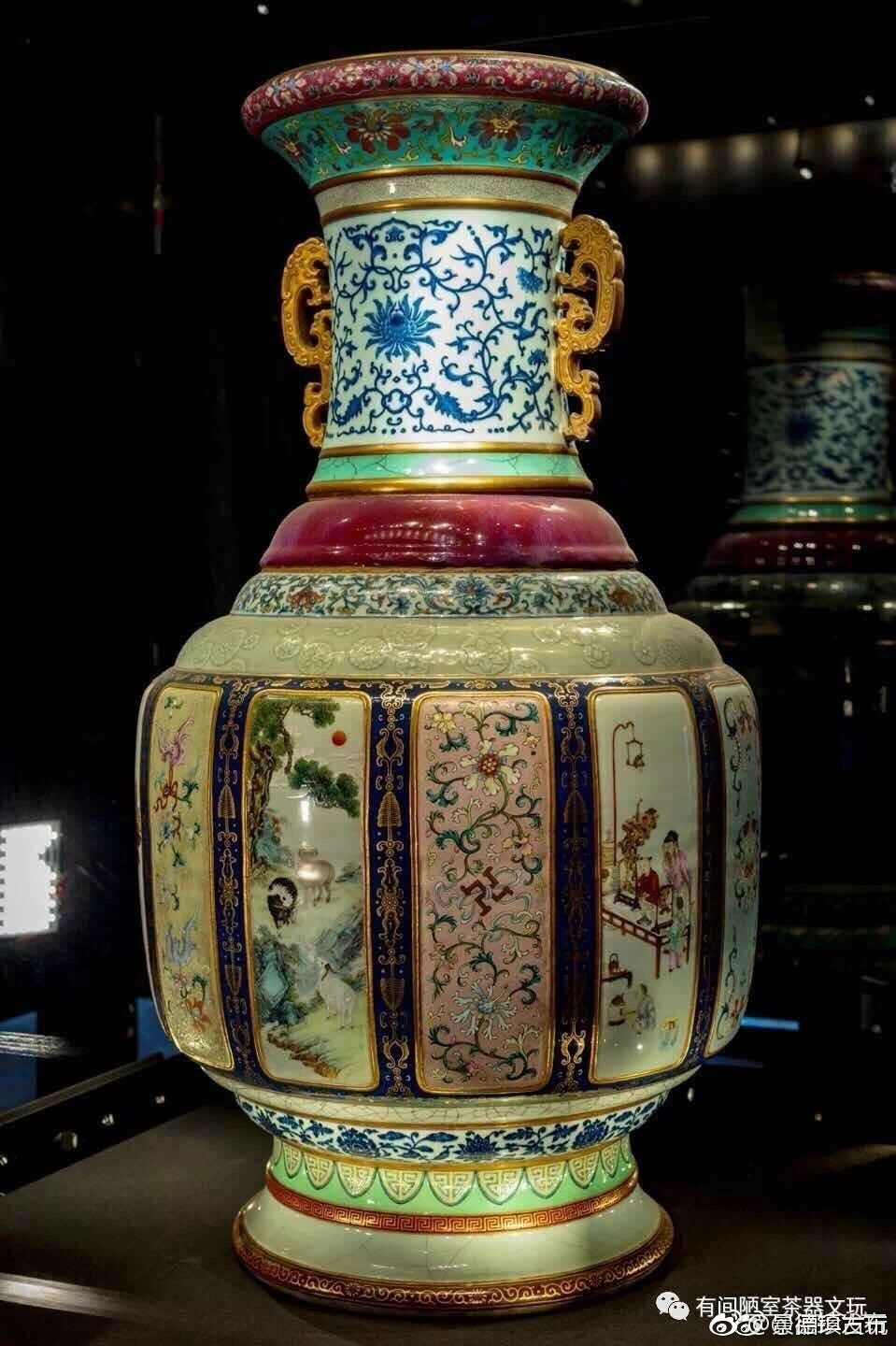 丨周六欣赏国家宝藏釉彩瓷母大瓶