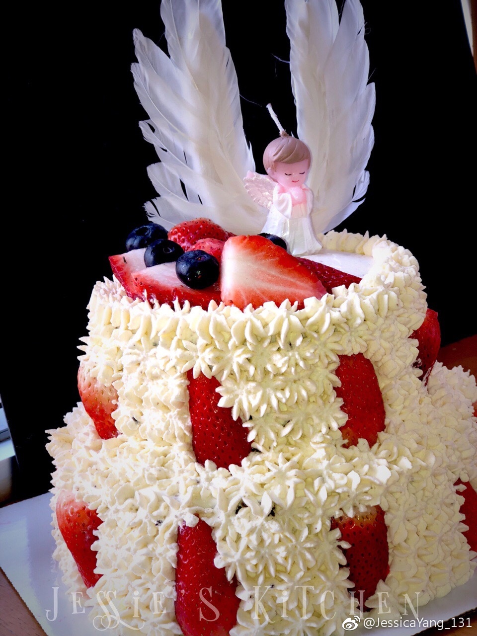 给小朋友做的生日蛋糕2岁生日快乐