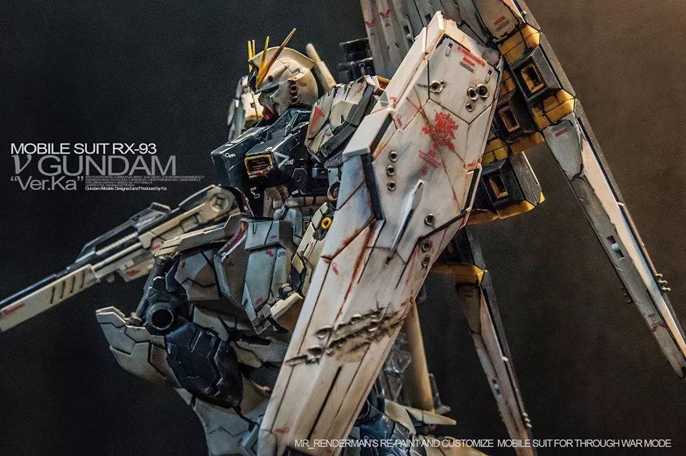 佳作烟熏妆牛高达cg质感涂装作品