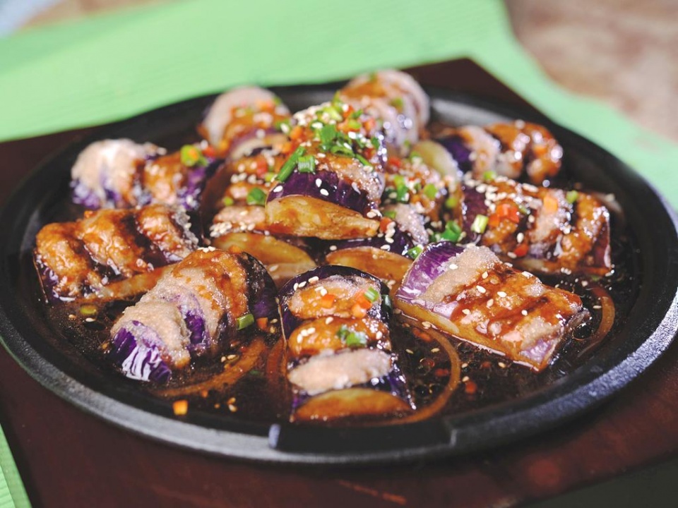 湘菜——铁板茄子原来是这么做的