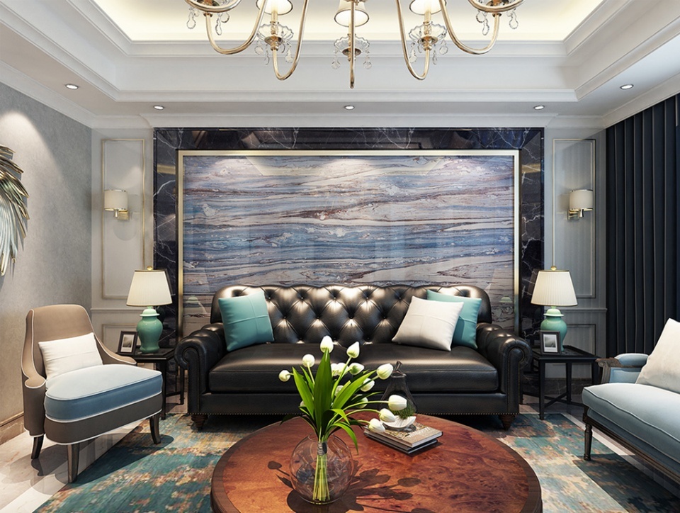 新鲜出炉的12款3d立体客厅背景墙,微晶石的完美艺术!