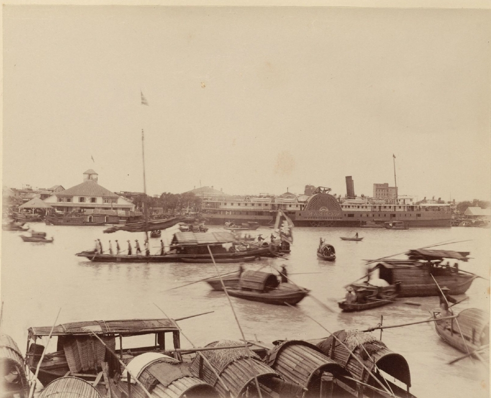 历史老照片,1893年,1894年晚清时期的广州城老照片|广州|时期|历史_新浪新闻