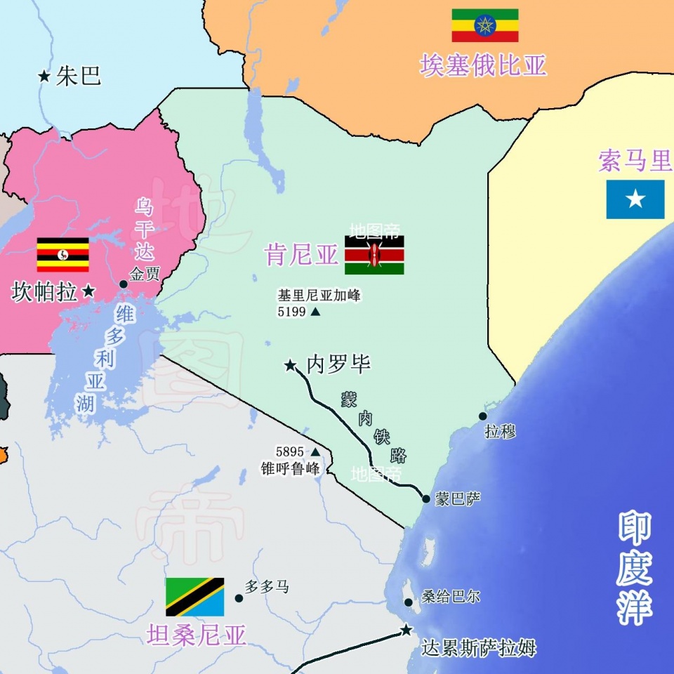 肯尼亚东北部,有一个拉穆群岛,这片海域常打捞出中国古代瓷器,有些