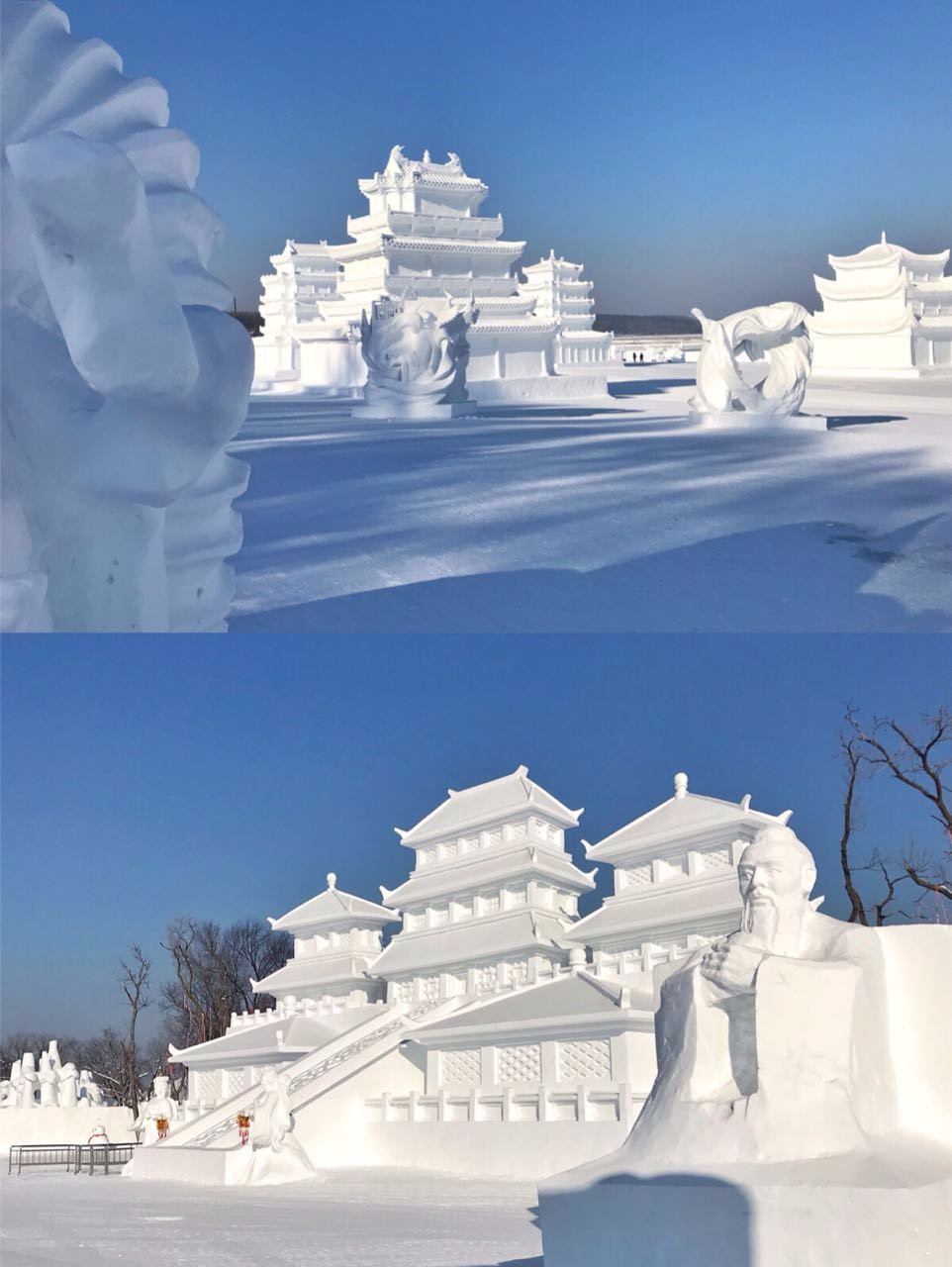 长春第五届全国雪雕大赛完美收官第一名捧走万元大奖