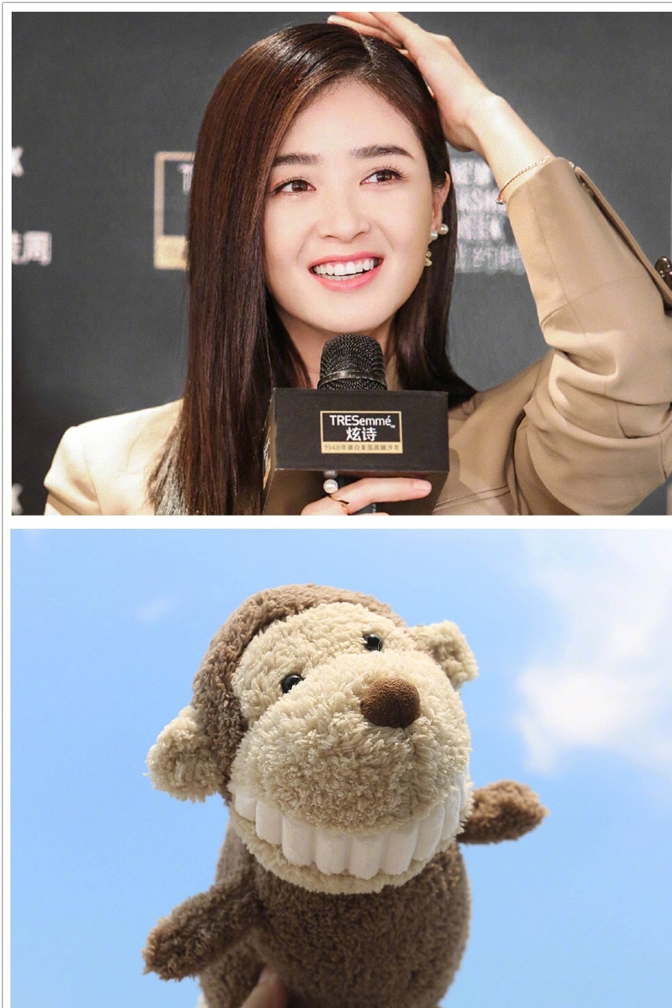 蒋欣晒健身照,素颜状态肌肤满分,"运动欣"真的会瘦吗?