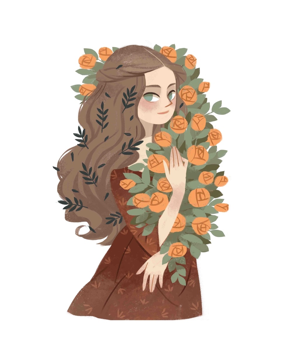 森女系插画系列 ‖.senny-森妮(id-5923585)