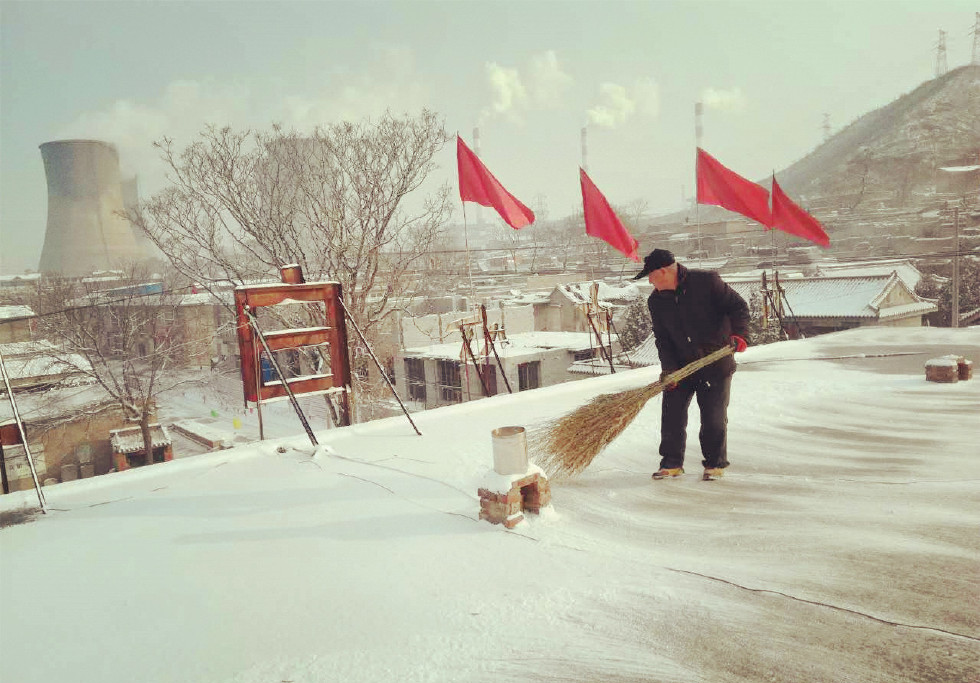 春寒料峭,素雪银装,记井陉县上安镇雪景,二