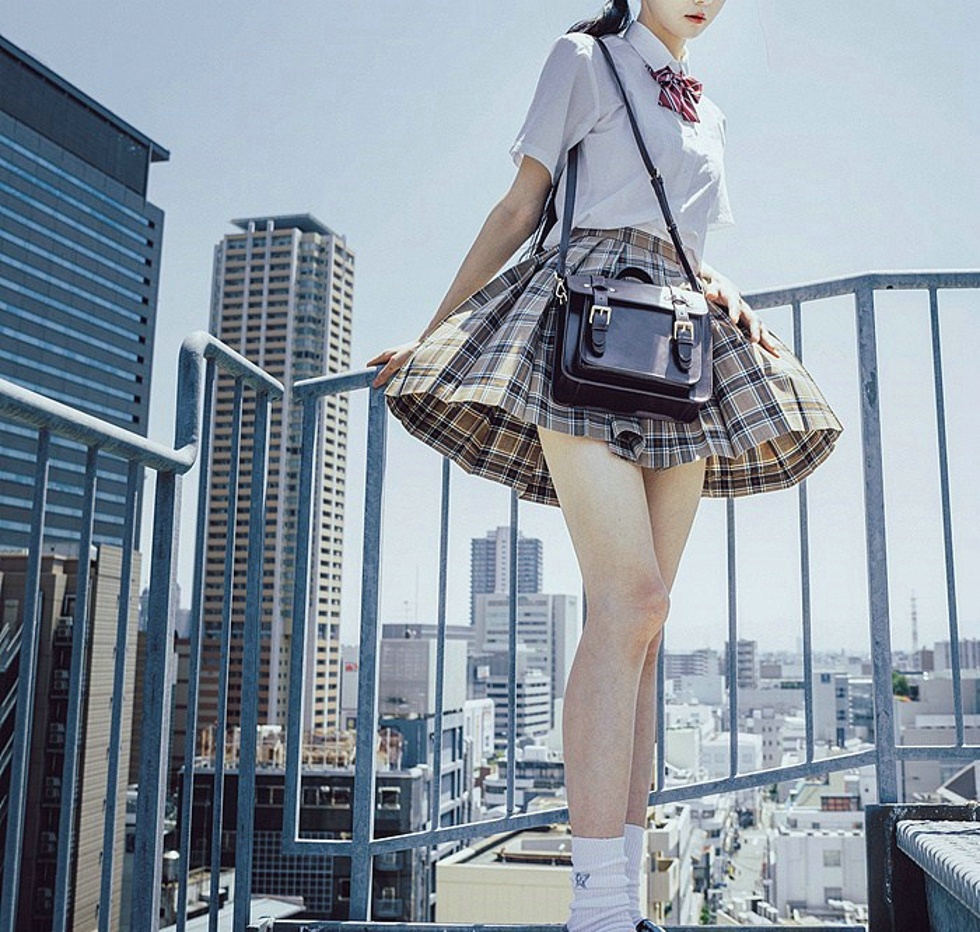 清纯娇嫩校园女学生美腿美女阳光清新俏皮唯美写真