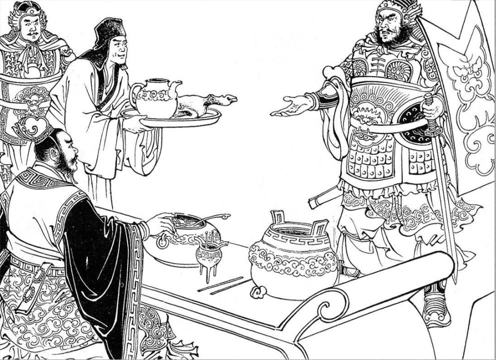 西汉演义樊哙闯帐对峙项羽且看鸿门宴如何收场