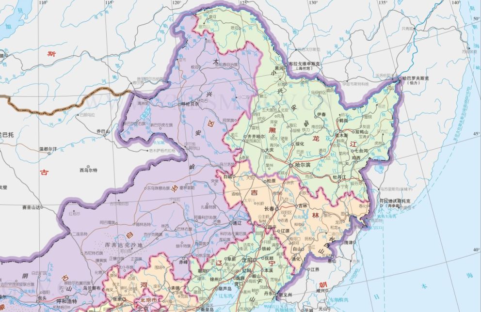 辽宁和内蒙古交界地图图片