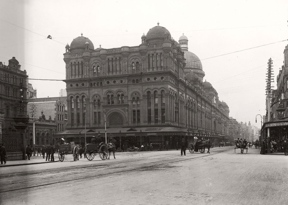 老照片悉尼城市街道20世纪初