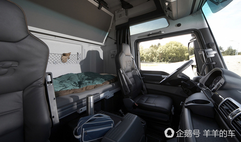 大卡车超大驾驶室里头到底藏着什么