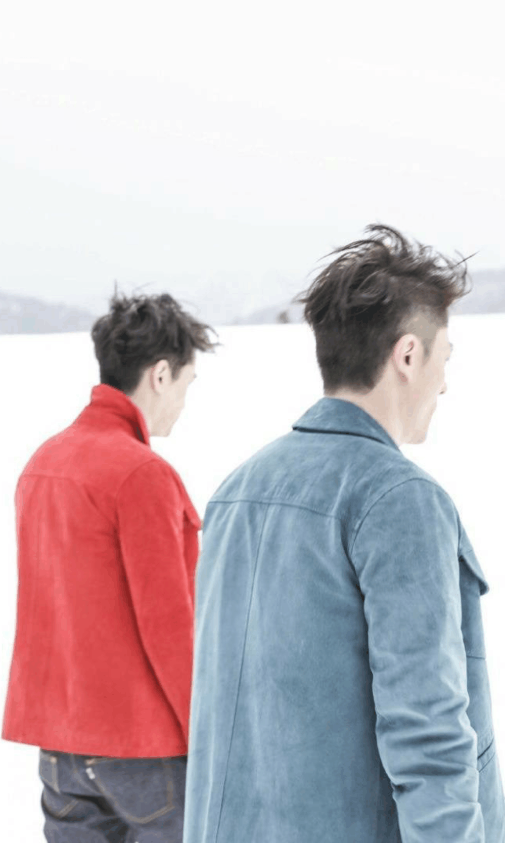 胡霍cp发糖这次的红蓝look配的连林心如都吃醋了