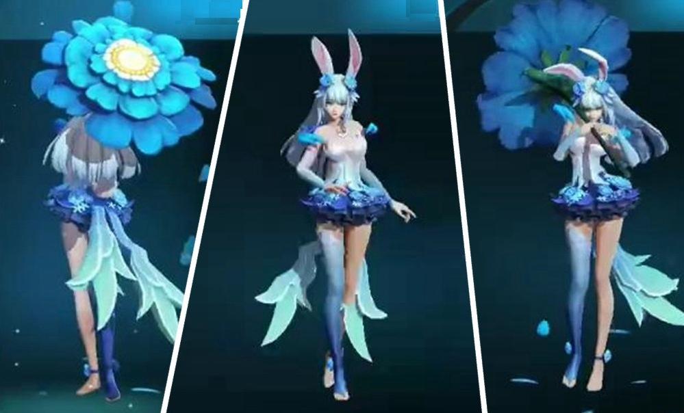 王者荣耀公孙离花间舞模型和登场动图演示魔术师头像优化对比