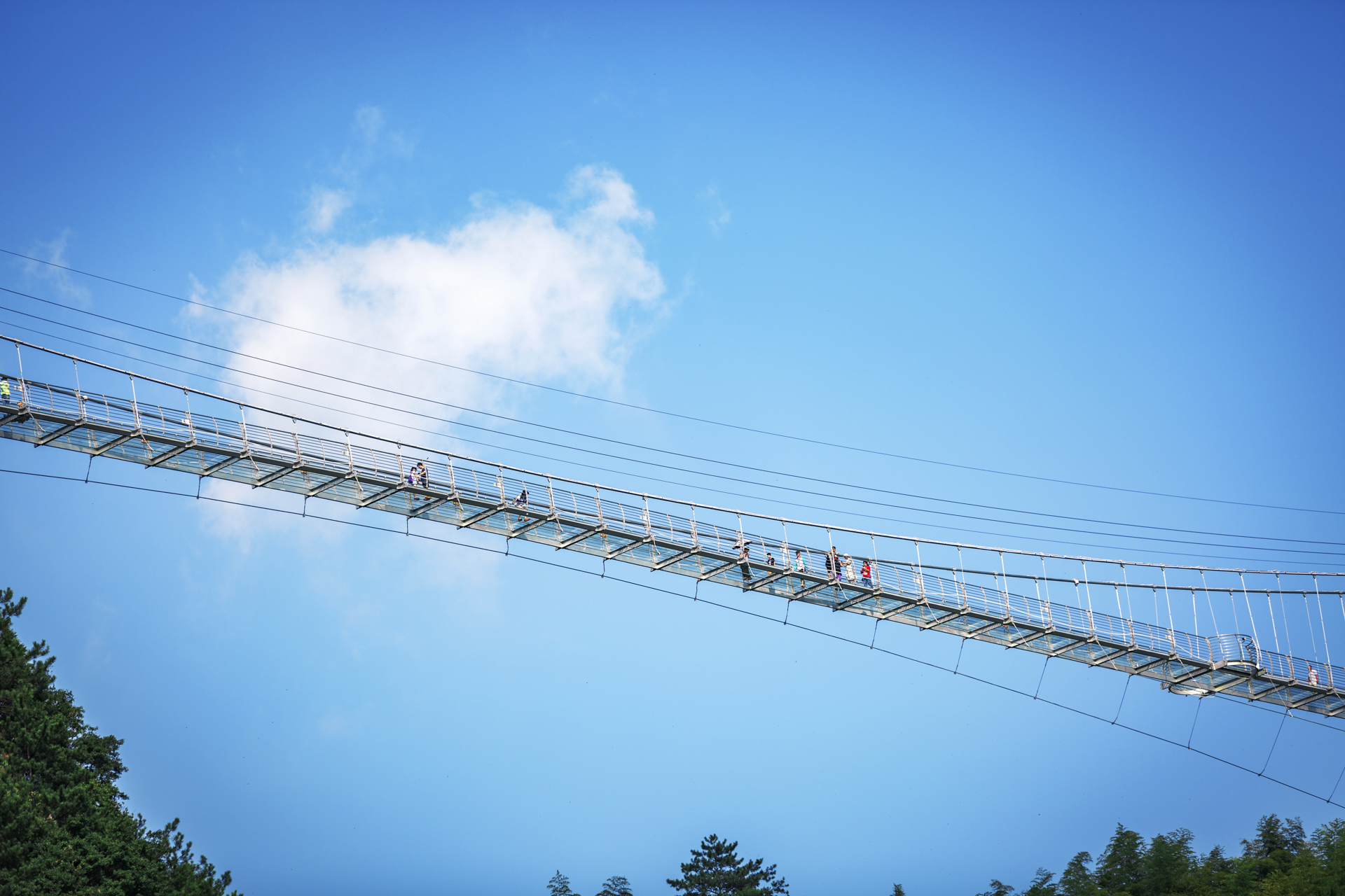 南尖岩也有网红玻璃桥了,还是个分分钟出大片的地方