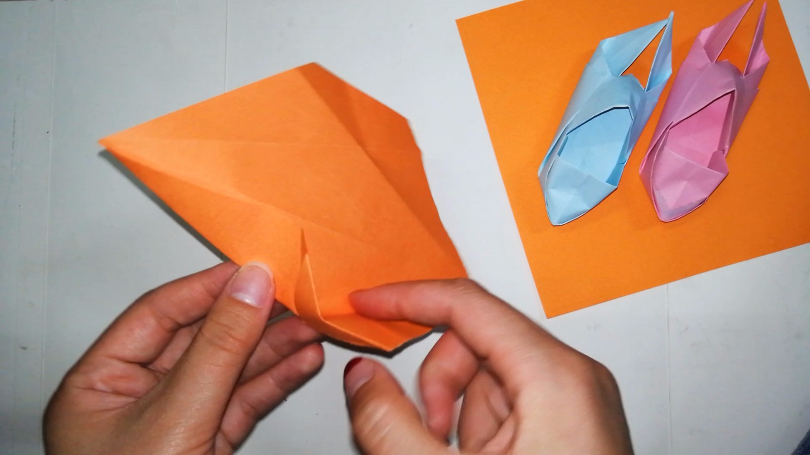 这种兔子鞋折纸,会做的人不多,可爱漂亮,看一遍就会折