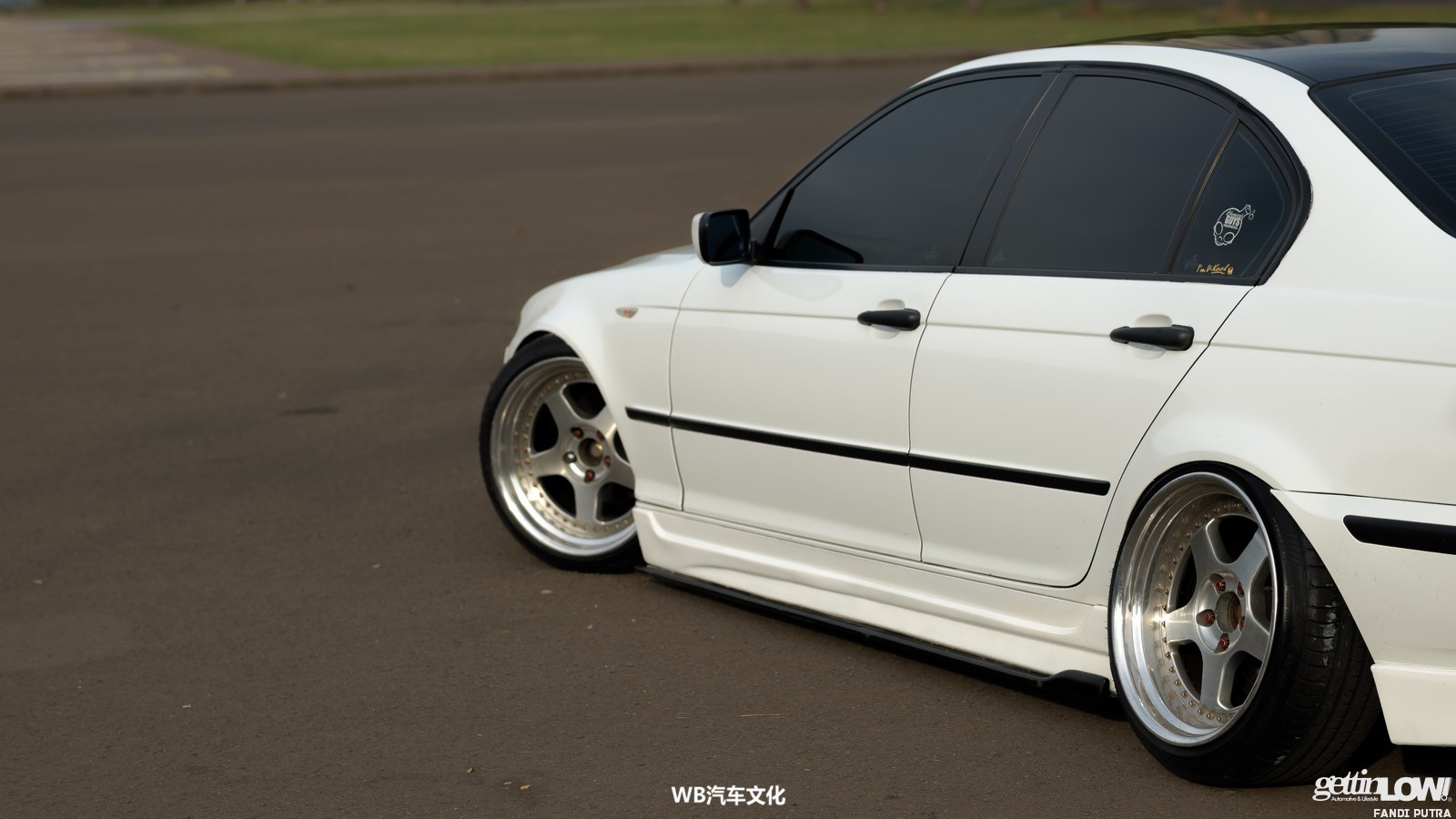 一台简洁的e46318i经典宝马3系轻改案例