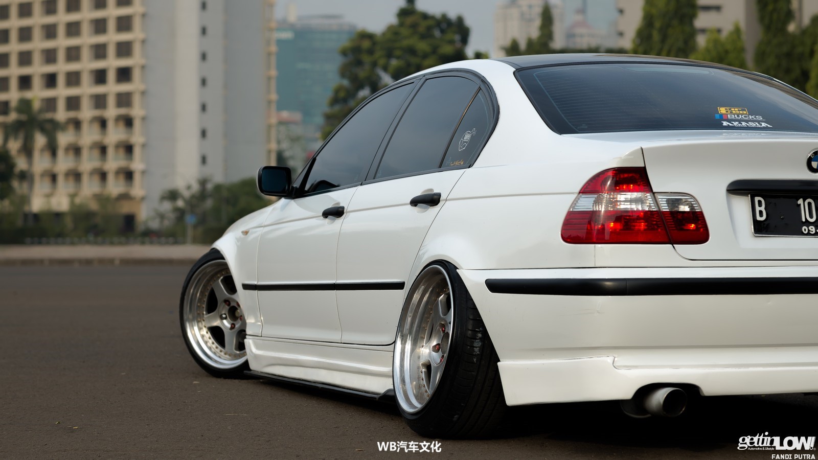 一台简洁的e46318i经典宝马3系轻改案例