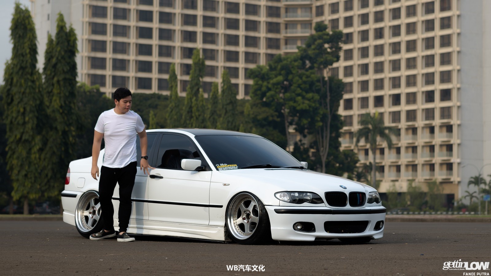 一台简洁的e46318i经典宝马3系轻改案例