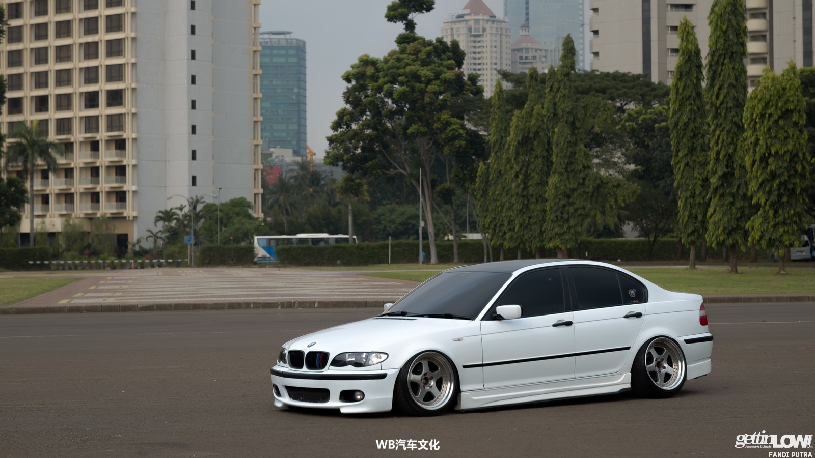 一台简洁的e46318i经典宝马3系轻改案例