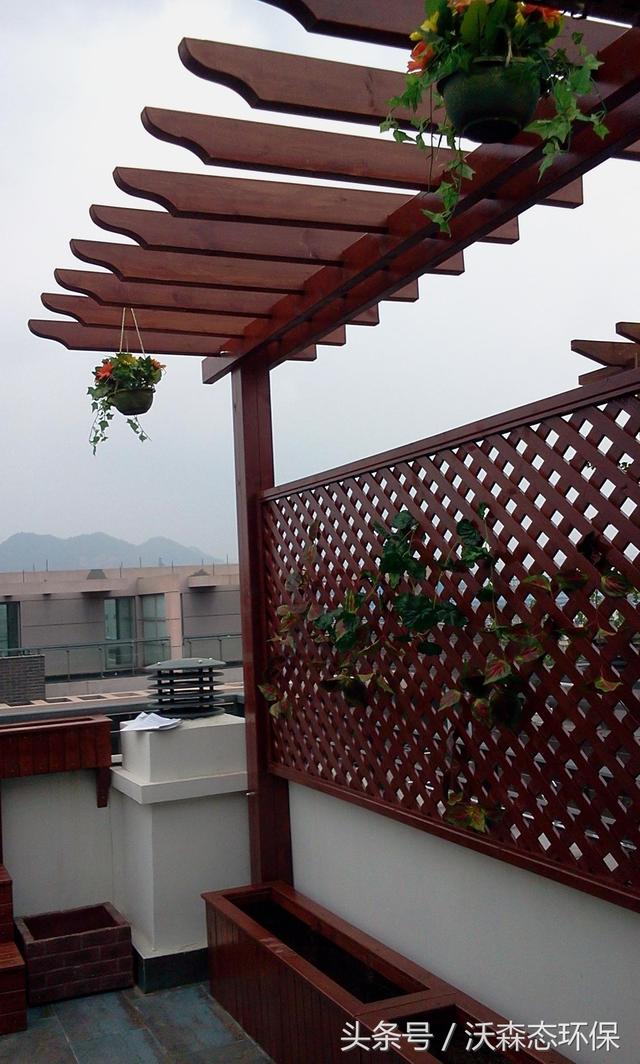 一个简单的铝制葡萄架/花架,得到一种时尚的景观!