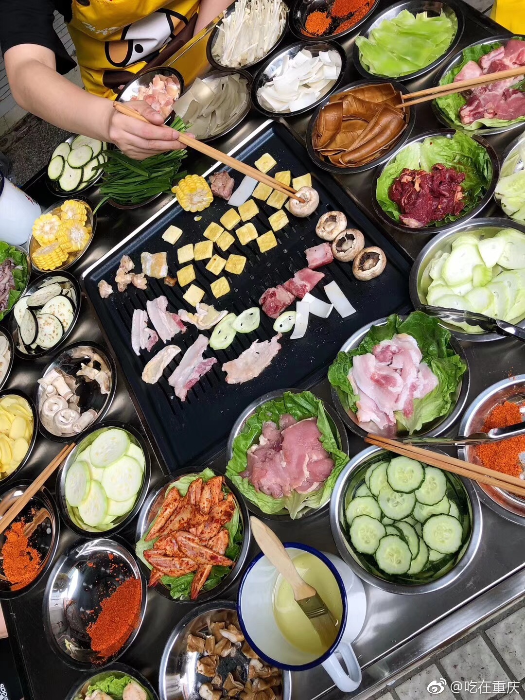最近很火的烤小豆腐来了小豆腐外酥里嫩好吃惨了