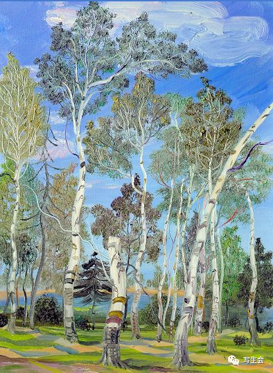 写生》余泽洋《林中别墅》杨丰铭《雁荡山写生》李其勇《九连山居》马