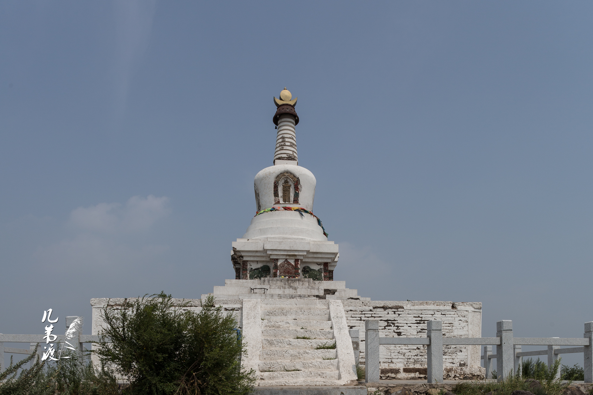 双合尔山白塔,在科尔沁左翼后旗阿古拉苏木的双合尔山上|双合|阿古拉|