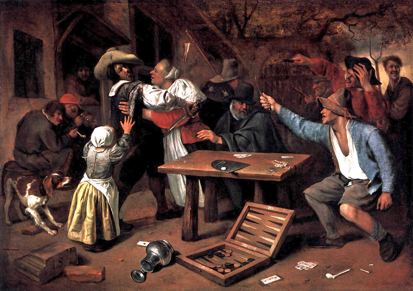 jan havickszoon steen|斯特恩|荷兰|风俗画_新浪新闻