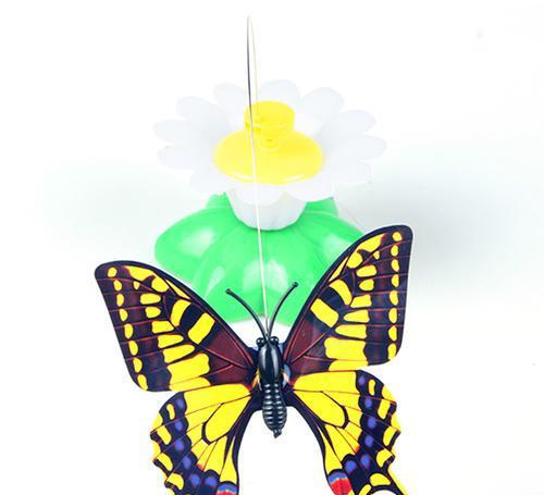 旋转跳跃 乐趣不停 电动逗猫棒小猫玩具蝴蝶宠物逗猫器自动旋转小鸟