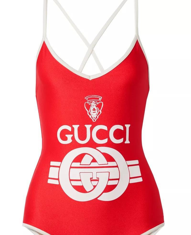 gucci泳衣复刻、doraemon x gucci联名系列泳装式连体衣