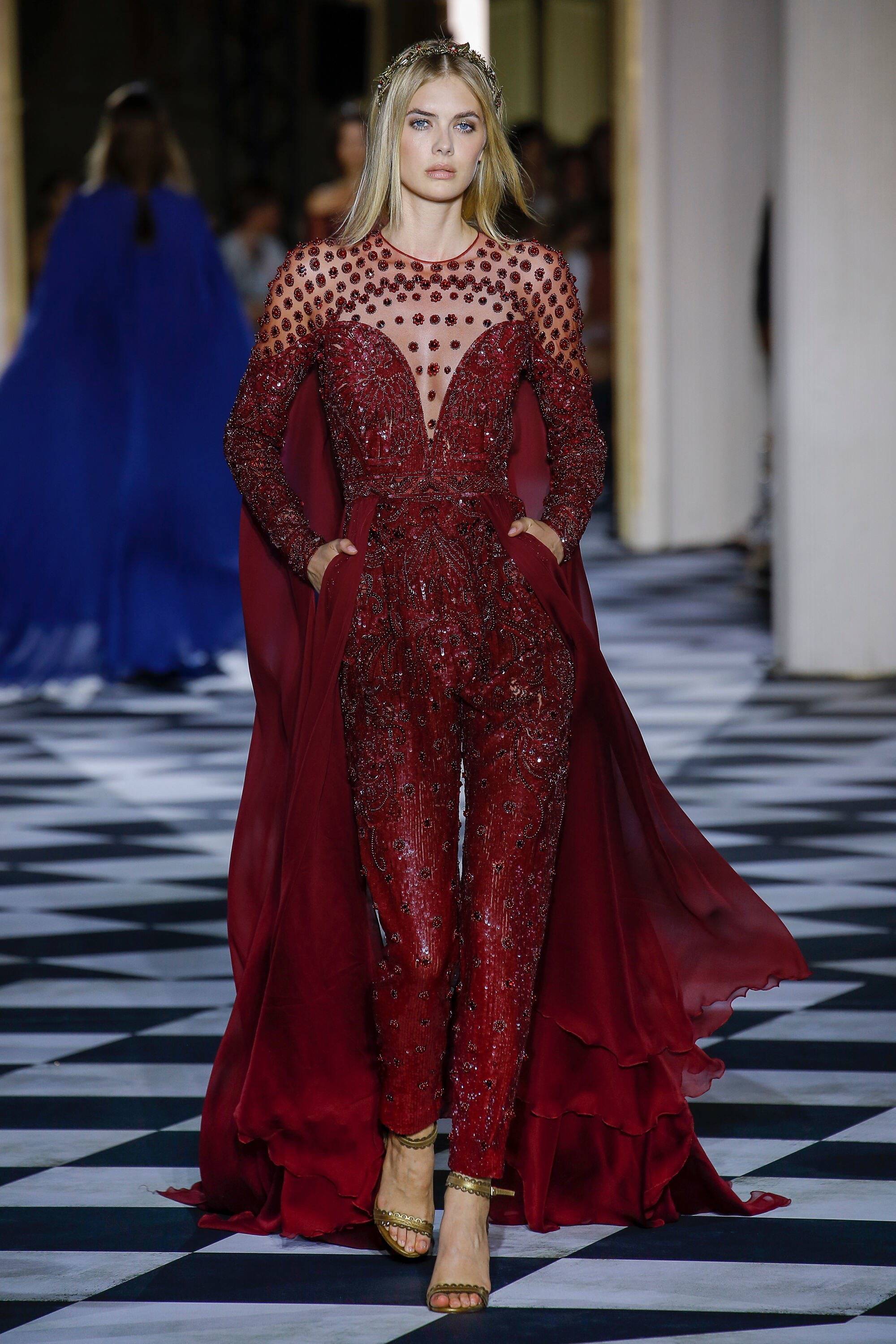 zhuhair murad fall 2018couture | 高贵血魅红