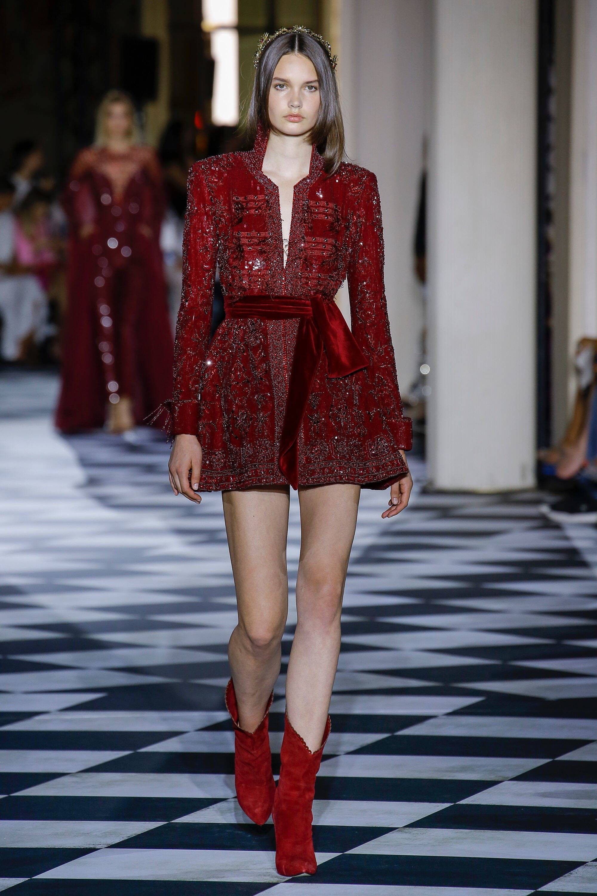 zhuhair murad fall 2018couture | 高贵血魅红