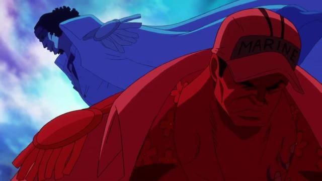 海贼王赤犬vs青雉,两败俱伤草图曝光,赤犬不像图中那么轻松