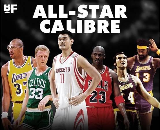 这是一份终极球星名单,nba历史上仅6人