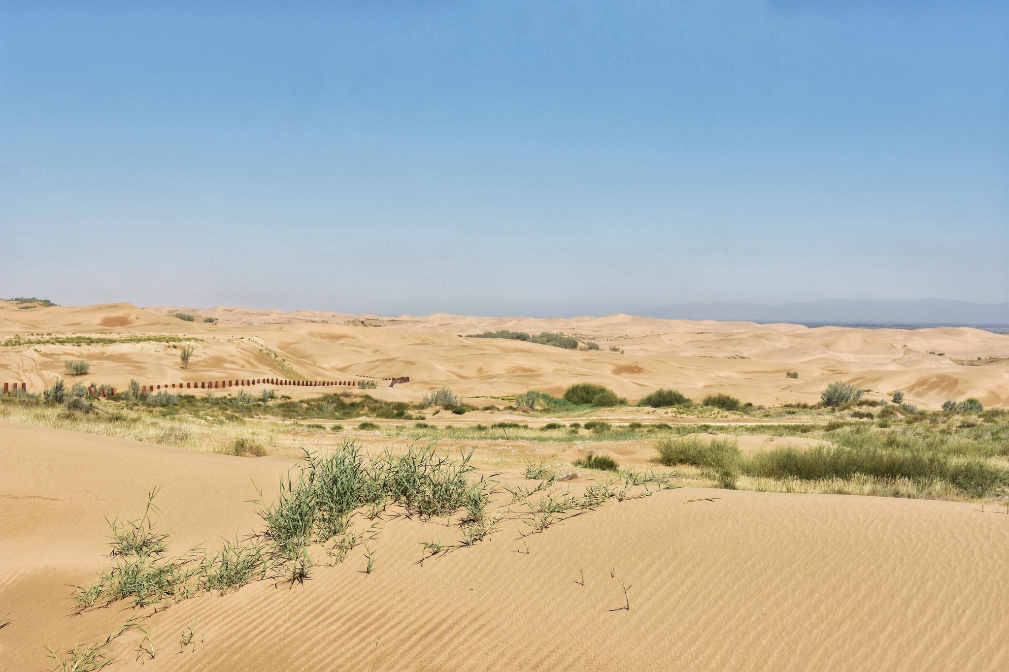 响沙湾景区所在的沙漠景观响沙湾国家5a级风景区位于库布其沙漠的最东
