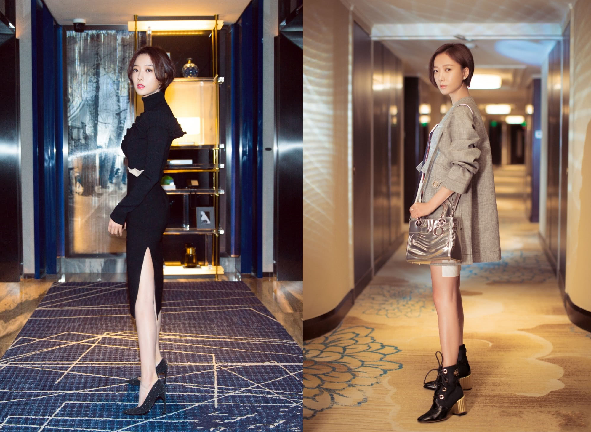 王珞丹胆真大!全身上下只穿了一件西装,网友:腿长的人就是会玩